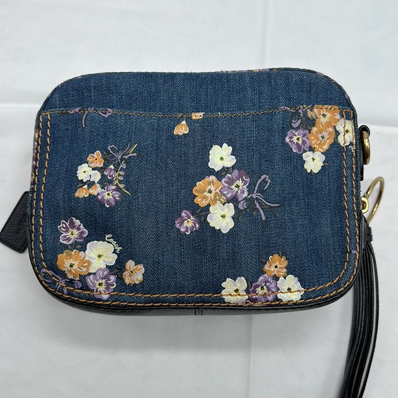 Coach Bags Coach Denim Floral Crossbody Bag Poshmark